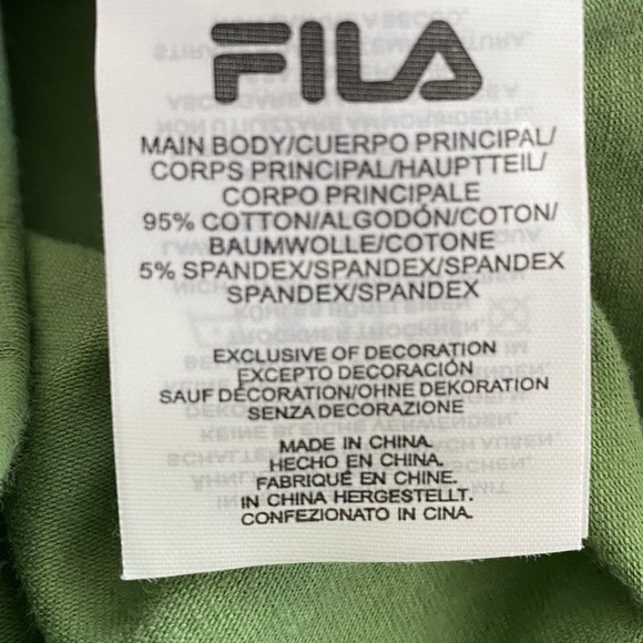 FILA Bloom Green Sports Bra Size 1X NWT - Picture 8 of 10
